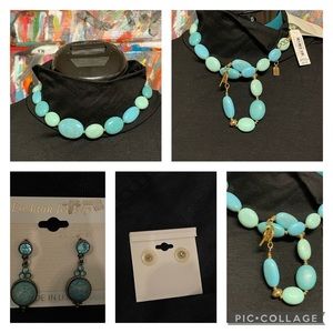 LAUREN Ralph Lauren Turquoise Necklace and Bracelet set